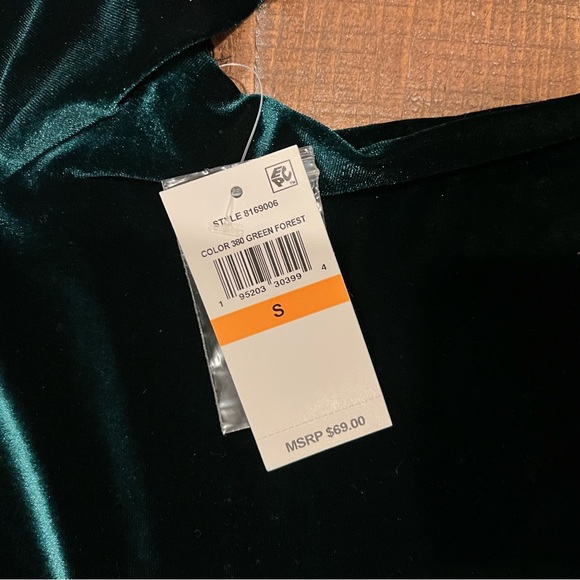 1.State top velour blouse hunter  S Host Pick!🎄 ✨🎉🎉✨🎈 - Picture 6 of 6